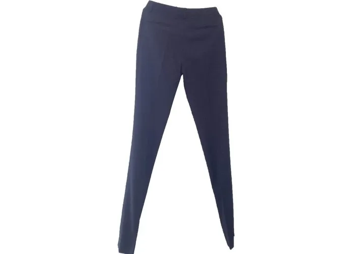 Maison Martin Margiela Pantalones a rayas Azul 
