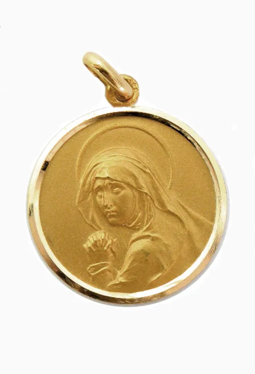MEDALLA VIRGEN DE LOS DOLORES ANTIGUA 268_M11114922L