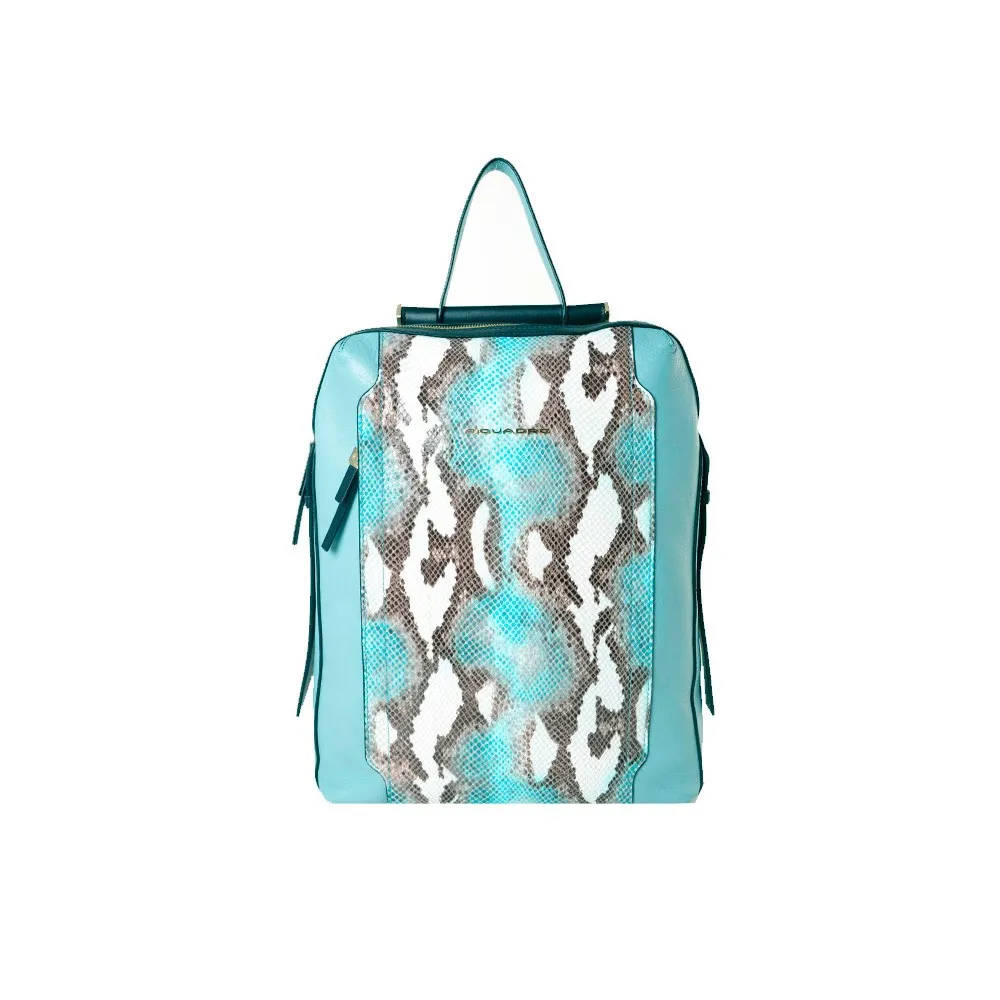 Mochila de Piel Piquadro CA4576W92S/AZ2 Color Celeste