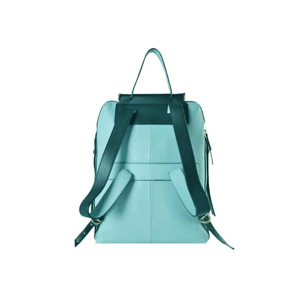 Mochila de Piel Piquadro CA4576W92S/AZ2 Color Celeste