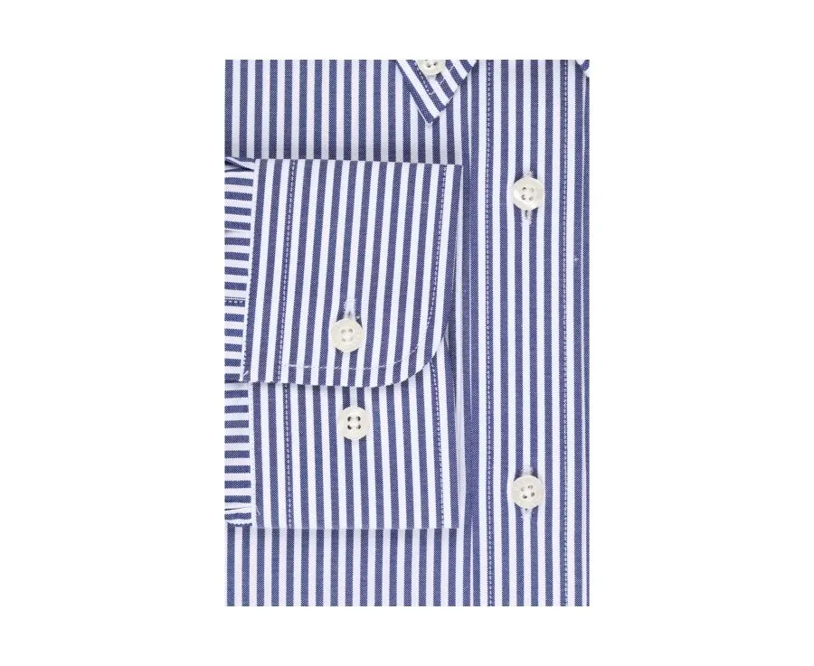 OCEAN BLUE AND WHITE STRIPED SHIRT  KELLEN