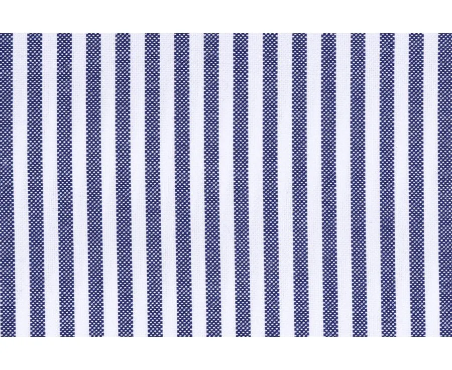 OCEAN BLUE AND WHITE STRIPED SHIRT  KELLEN