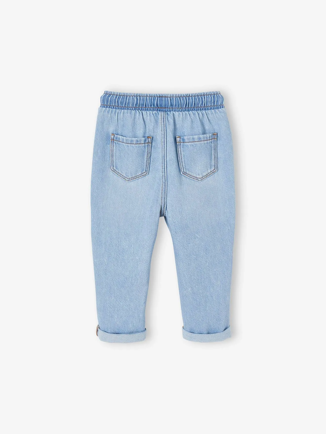 Pantalón de denim con cintura elástica para bebé
