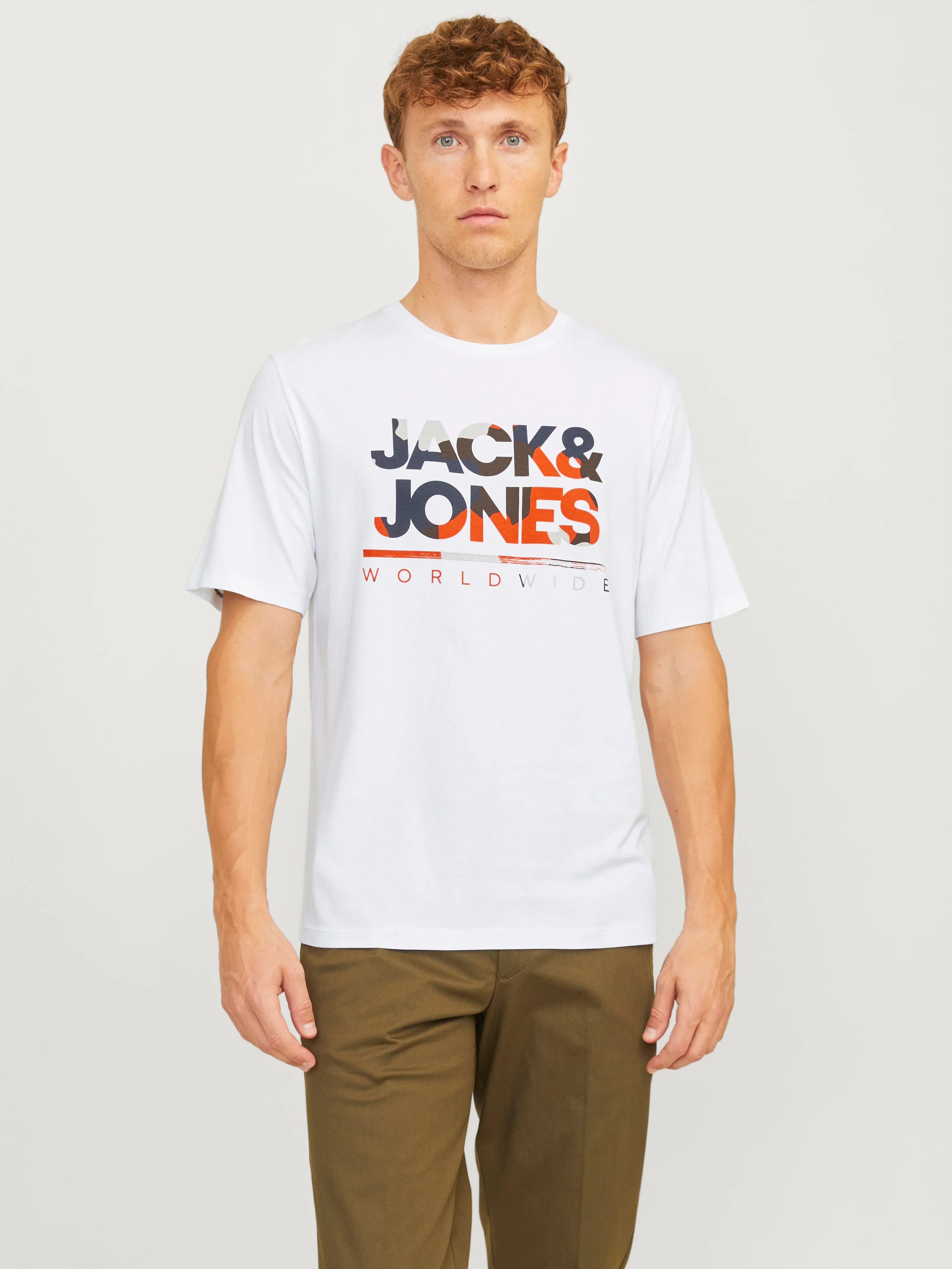 Paquete de 3 Camiseta Logotipo Cuello redondo | Azul intermedio | Jack & Jones®