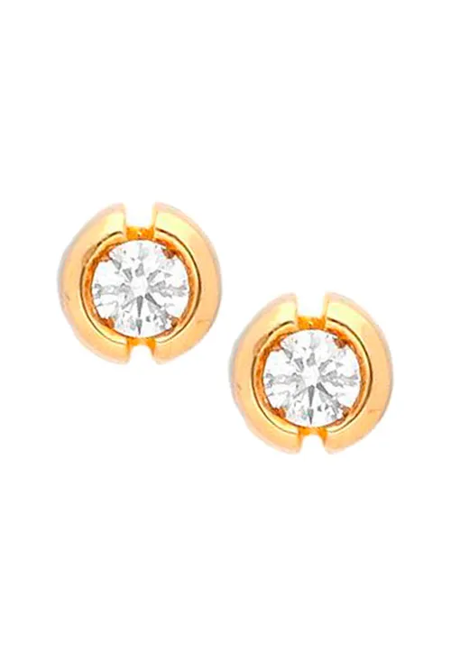 Pendientes oro 18 ktes con diamantes 139_58360102