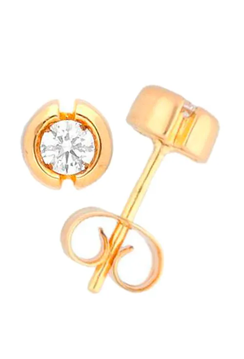 Pendientes oro 18 ktes con diamantes 139_58360102