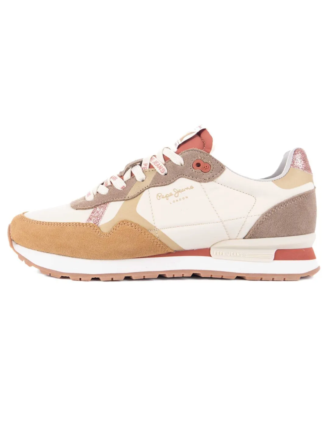PEPE JEANS  ZAPATILLAS MULTICOLOR BRIT PRINT LUX MUJER