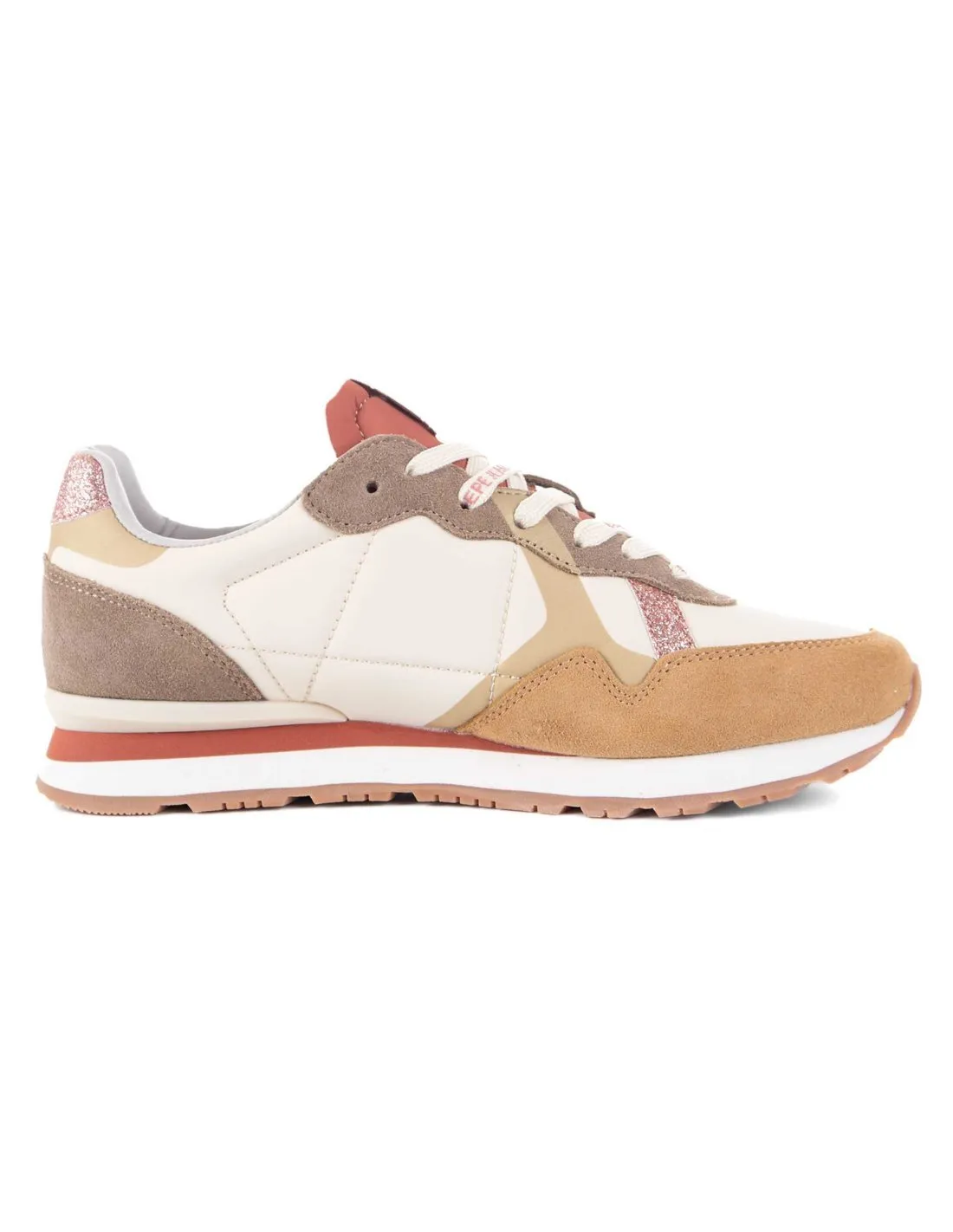 PEPE JEANS  ZAPATILLAS MULTICOLOR BRIT PRINT LUX MUJER