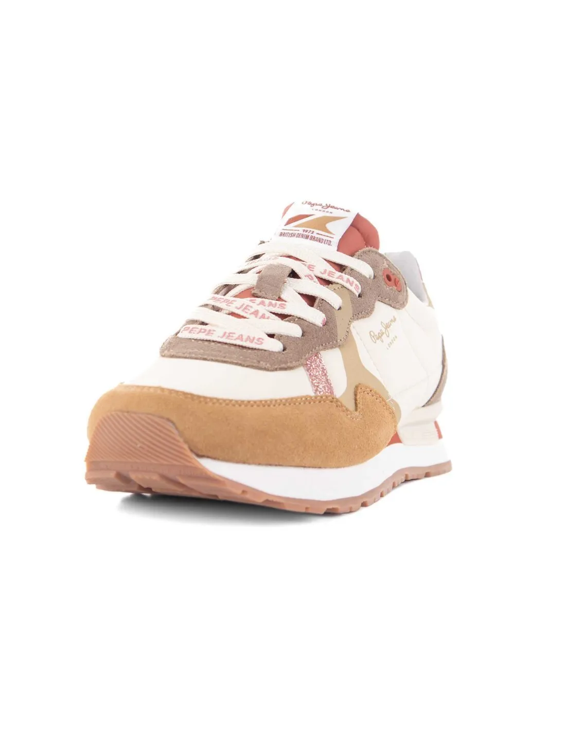 PEPE JEANS  ZAPATILLAS MULTICOLOR BRIT PRINT LUX MUJER