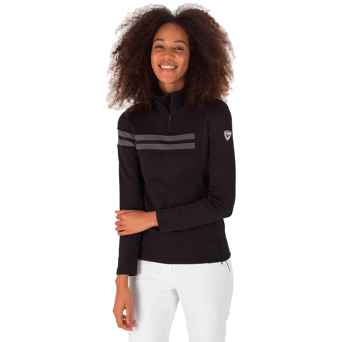 Polar Mujer W Resort 1/2 Zip Rossignol Negro