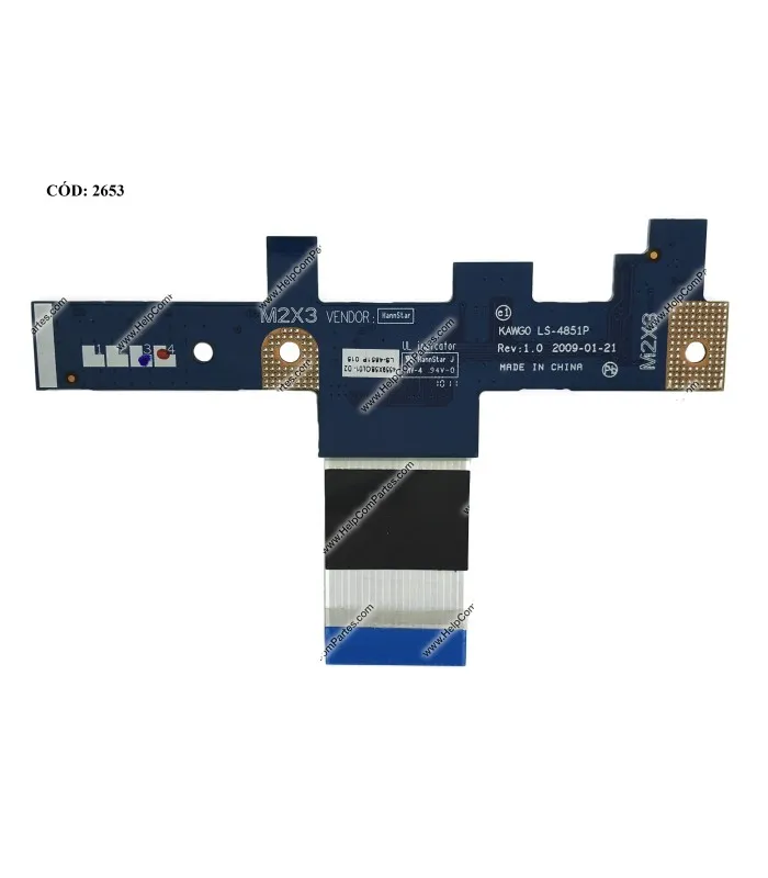 POWER BUTTON ACER BD W/CABLE ASPIRE 5310 5315 5220 5520 5715Z 5720 5720Z 7520 7720 7720Z SERIES 55.N2802.001 ORIG.