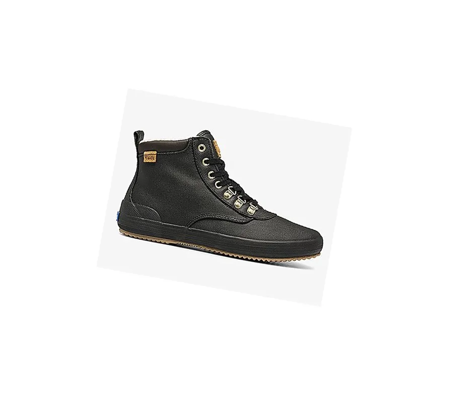 práctico Botas con Cordones Keds Scout Boot II Agua Mujer Negras – Botas Con Cordones