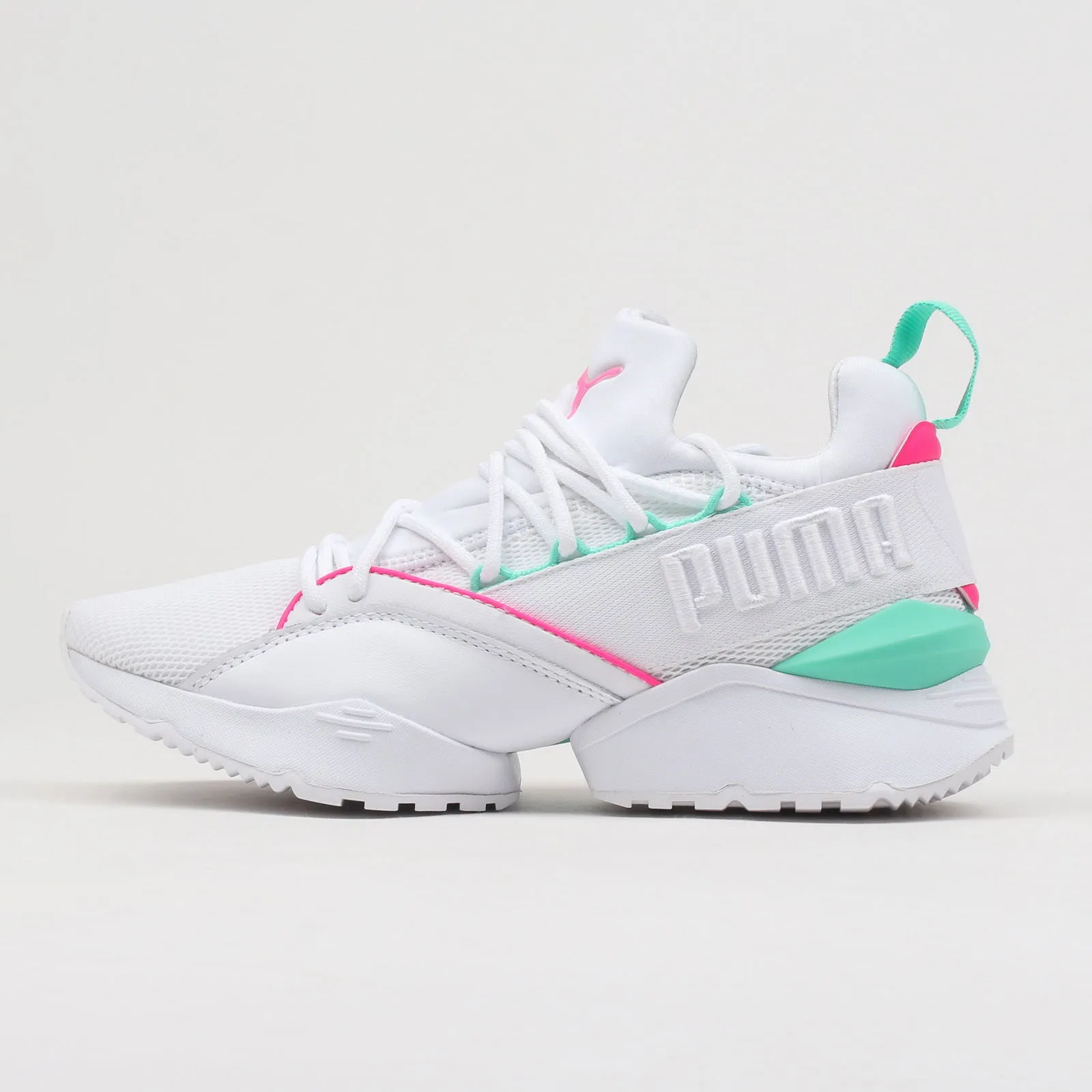 PUMA MUSE MAIA STREET 1 WN'S WHITE  KNOCKOUT PINK