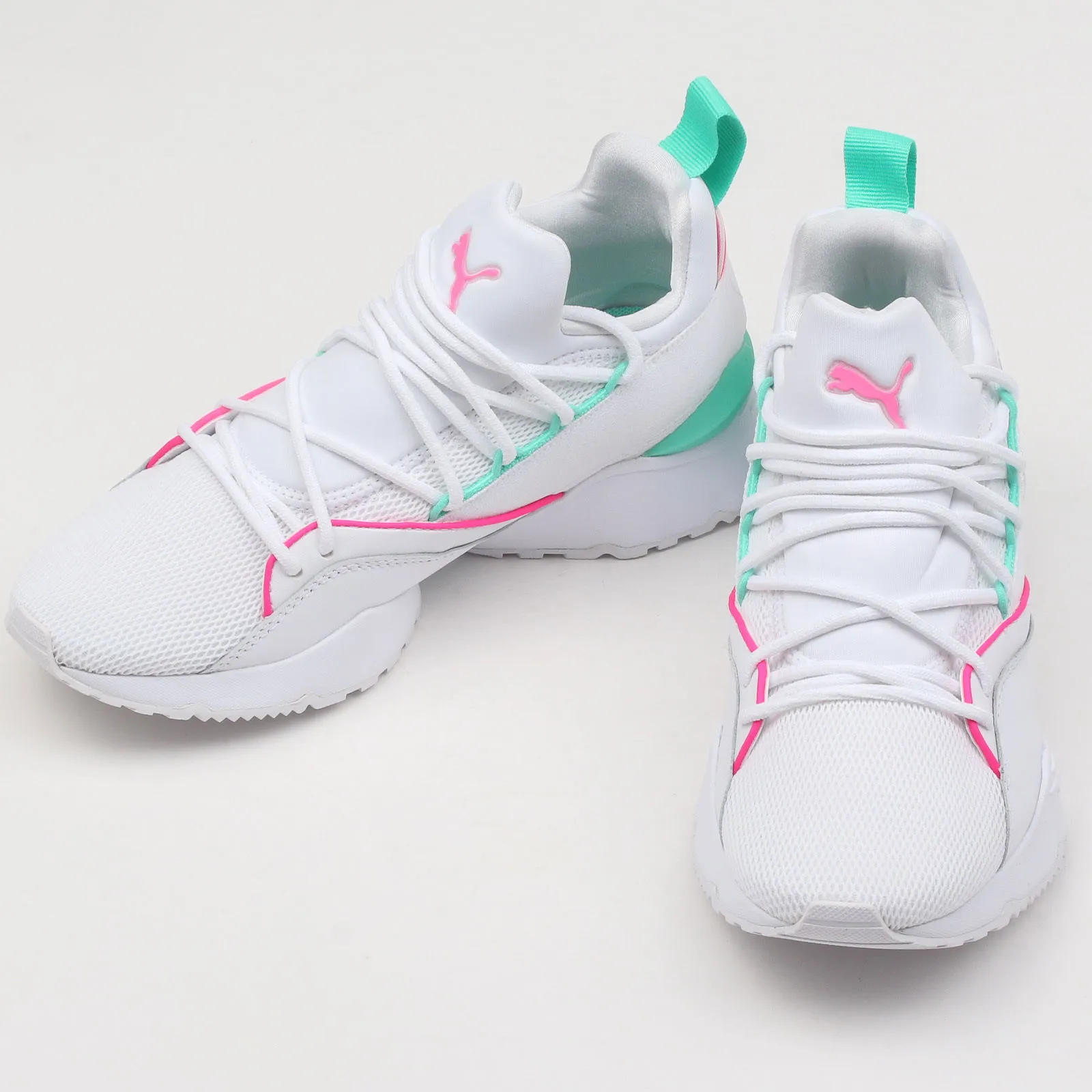 PUMA MUSE MAIA STREET 1 WN'S WHITE  KNOCKOUT PINK