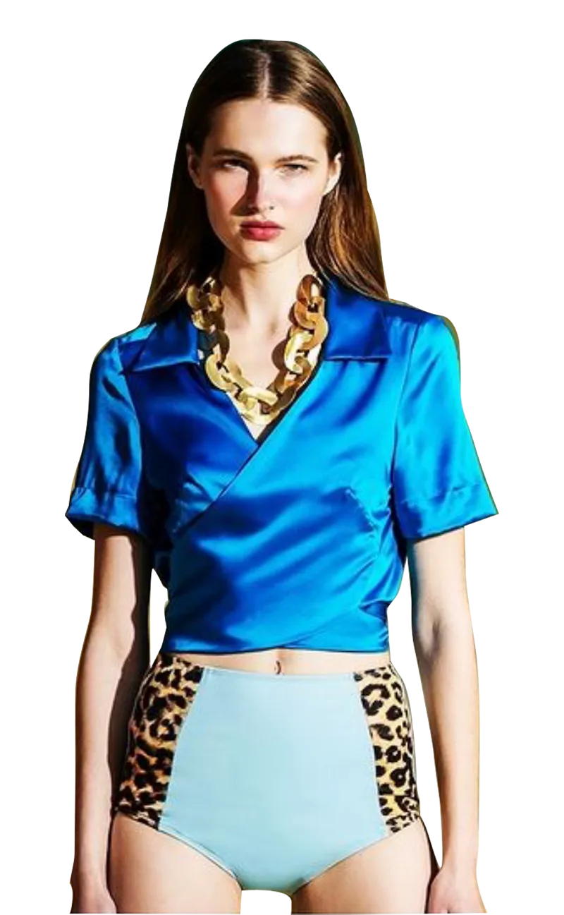 QÜINA Traje de baño leopardo