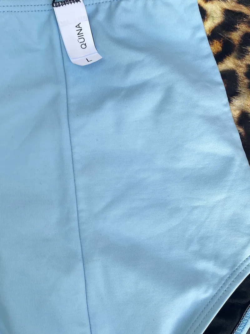 QÜINA Traje de baño leopardo