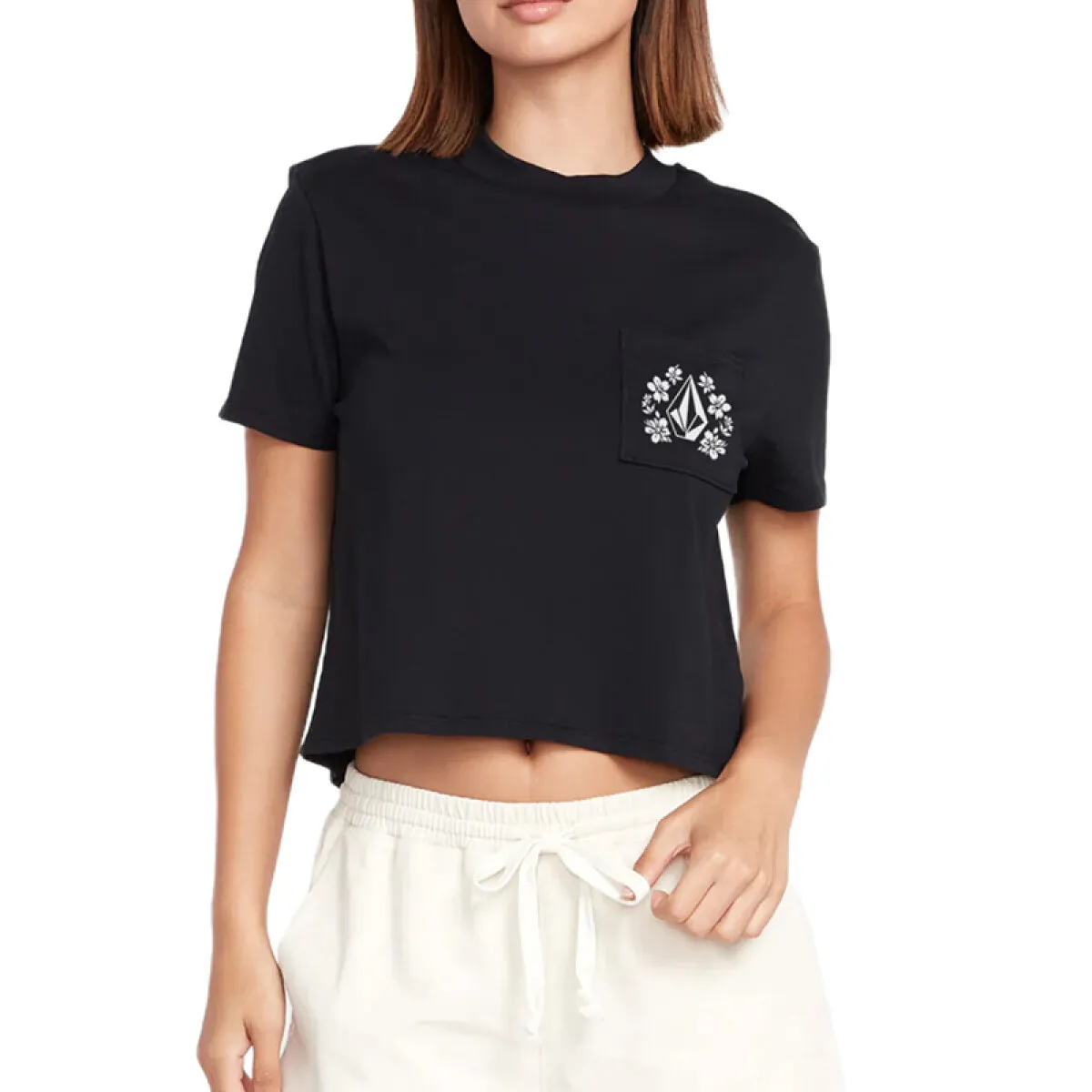 REMERA VOLCOM POCKET DIAL TEE  NEGRO