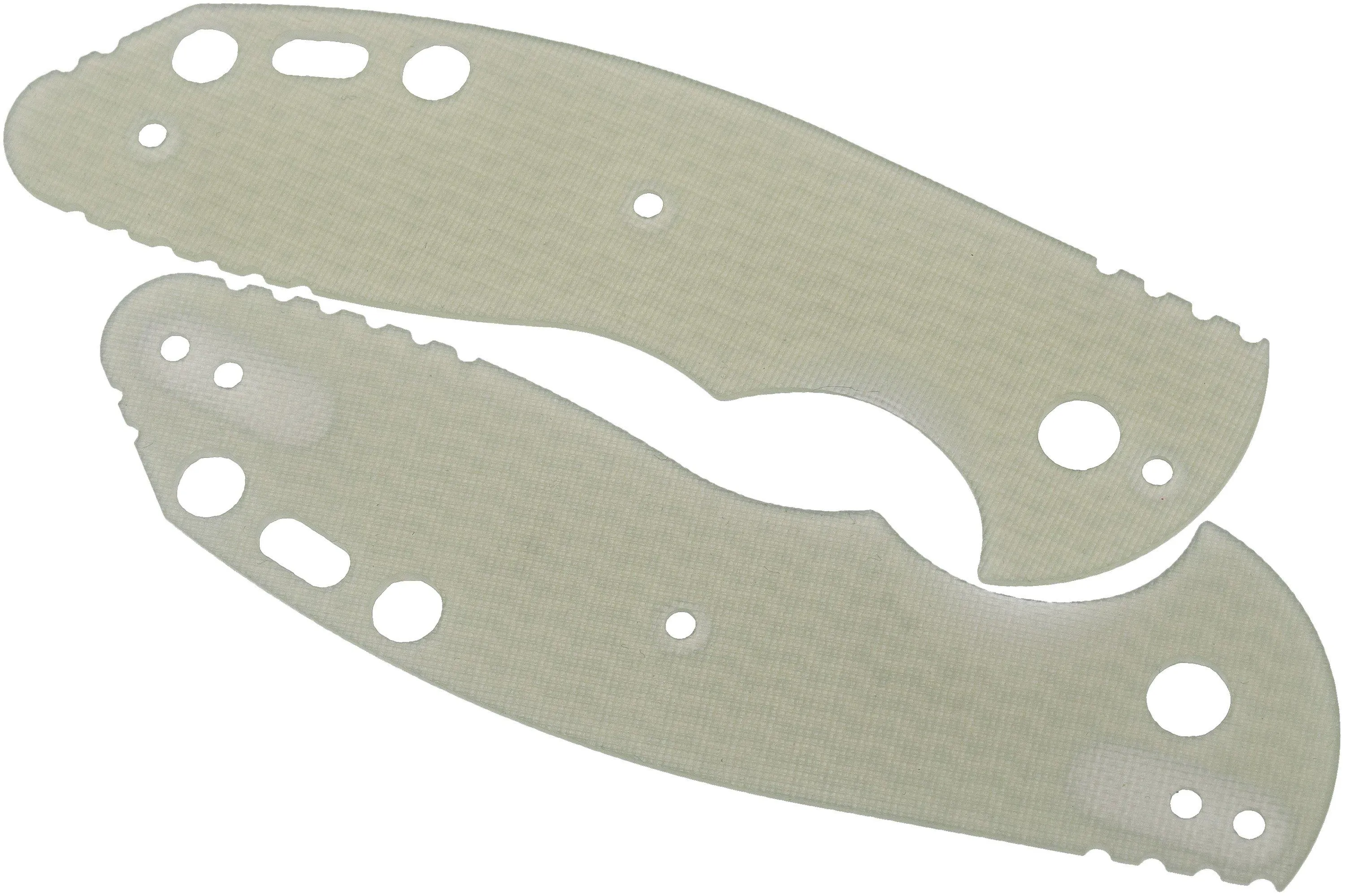Rick Hinderer Slippy cachas, Translucent Green G10
