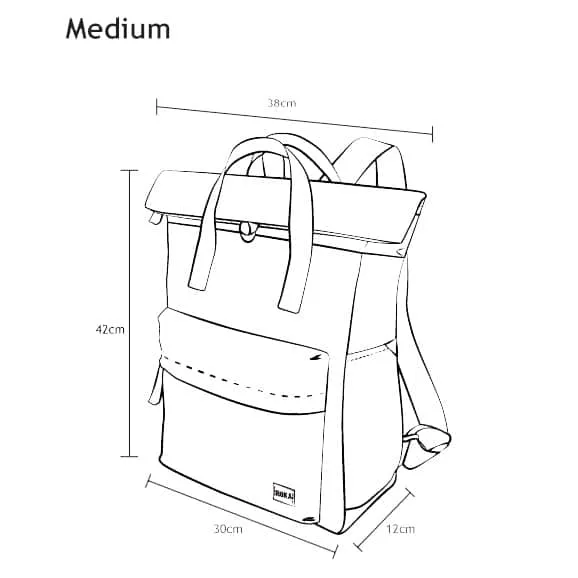 Roka – Mochila Canfield B medium sustainable graphite