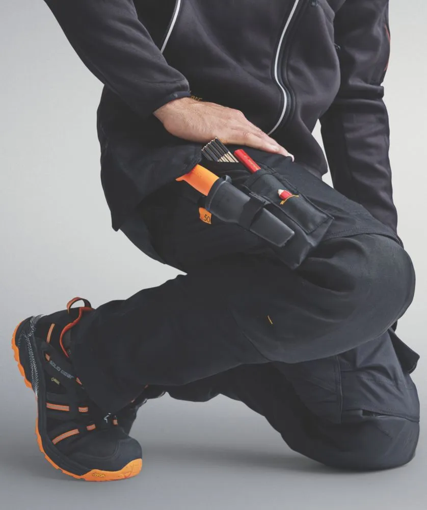 Snickers AllroundWork, pantalón elástico, negro (cintura 41
