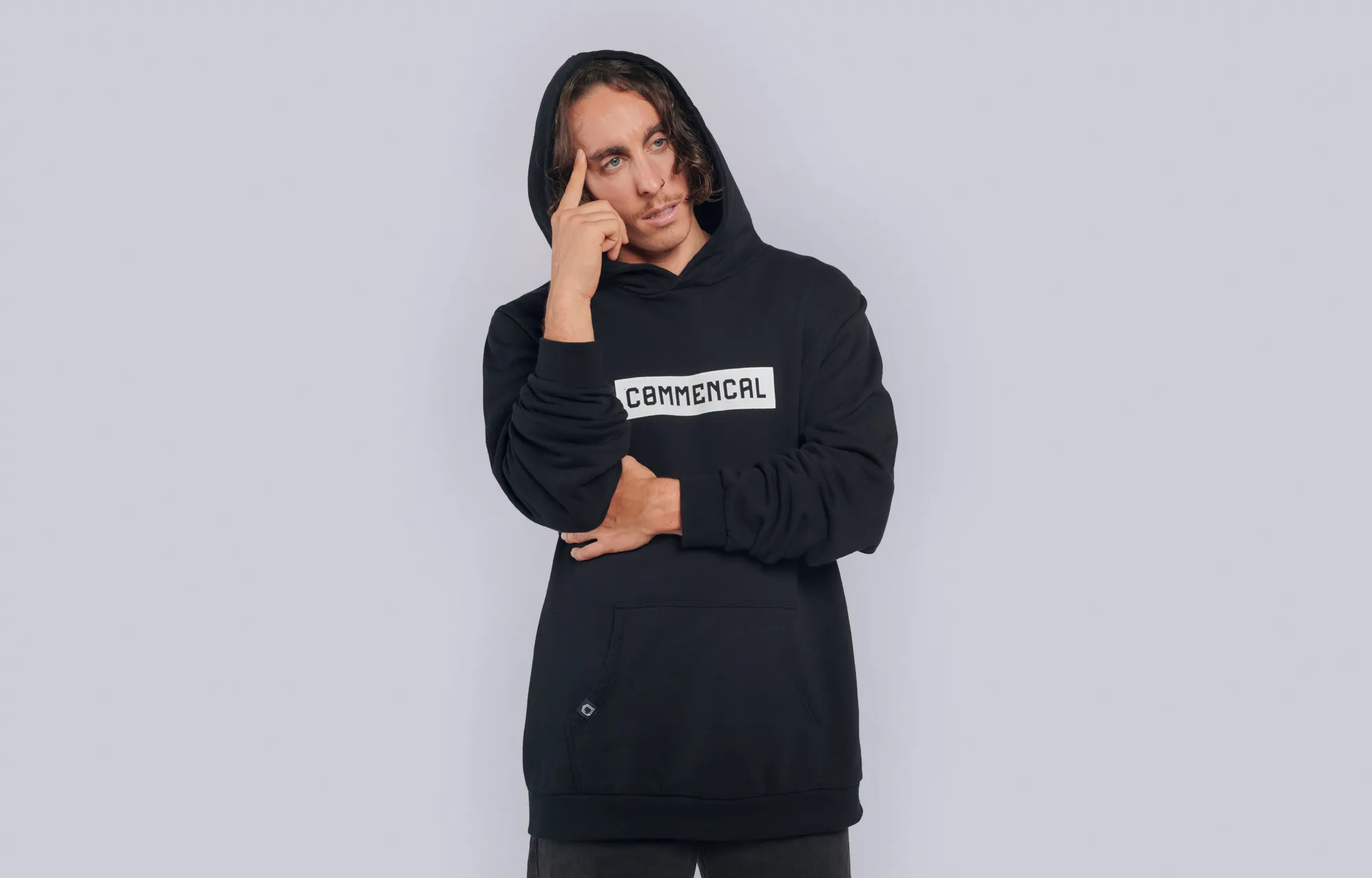 SUDADERA COMMENCAL CORPORATE BLACK