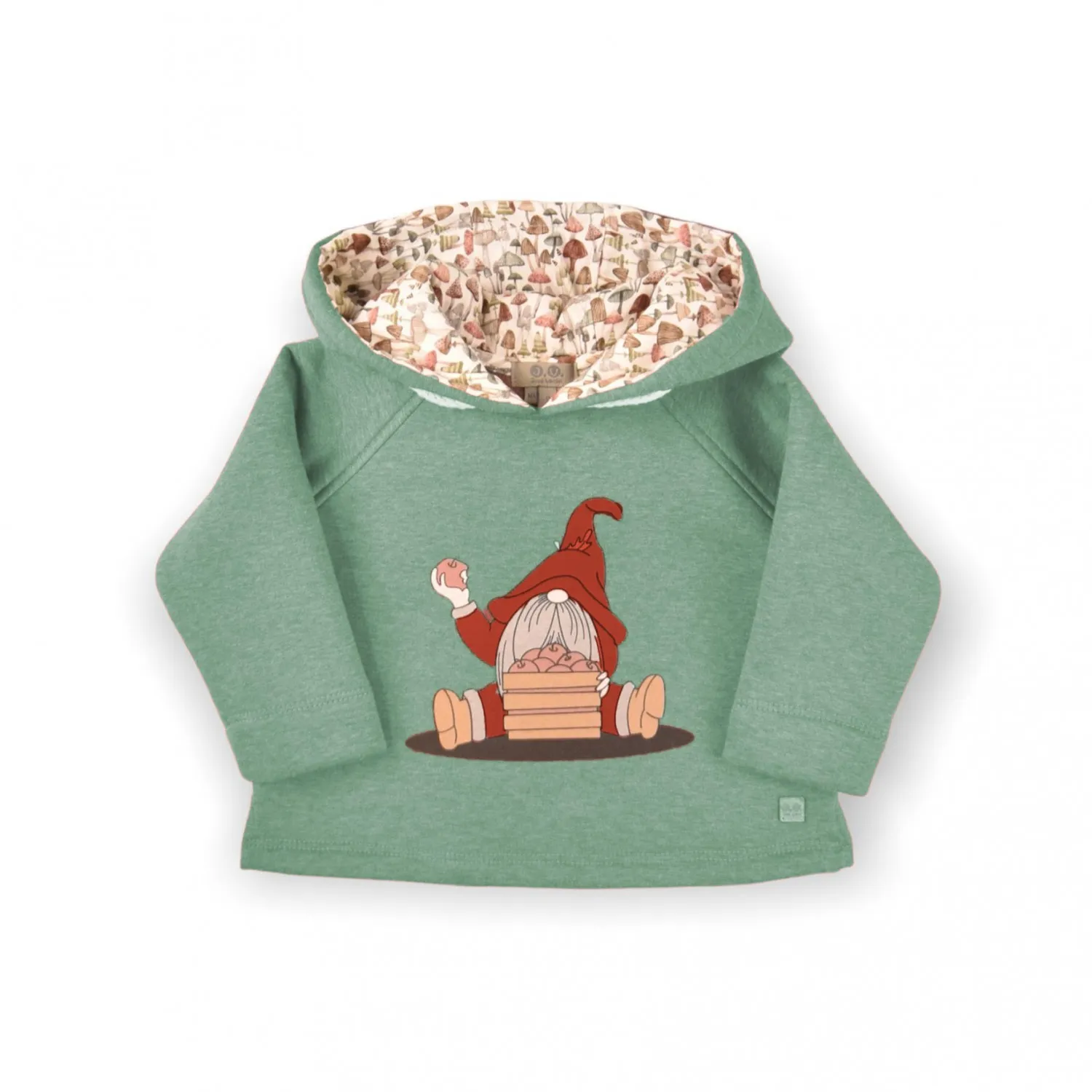 Sudadera en dos colores con estampado Gnomo de José Varón
