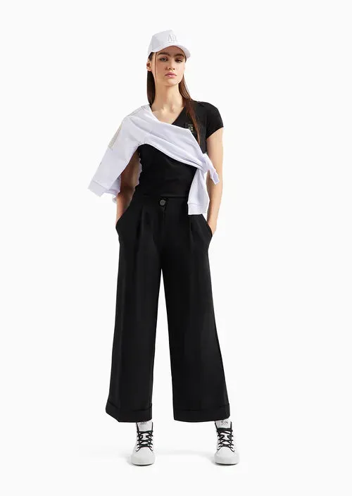 TSHIRT WOMEN BLACK ARMANI EXCHANGE