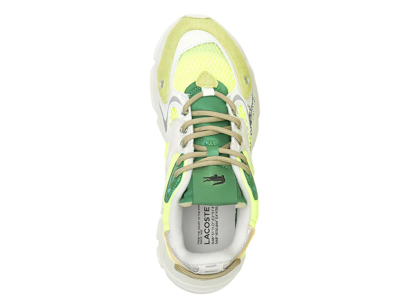 Tenis Lacoste Neo  Amarillo Para Hombre