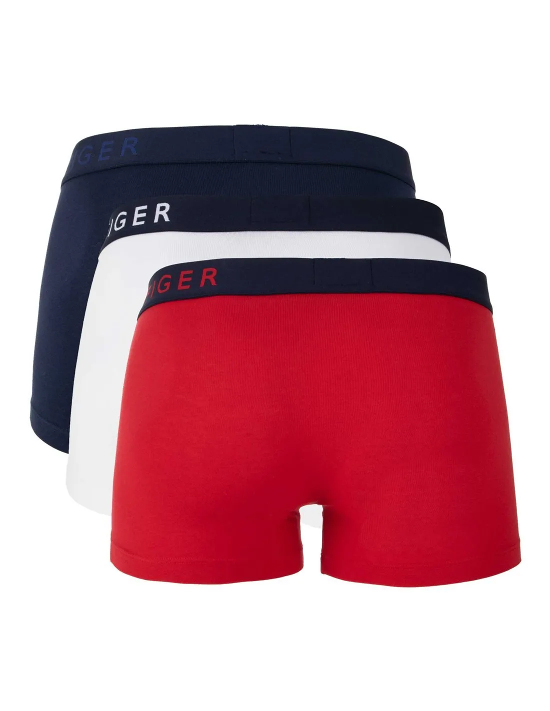 TOMMY HILFIGER  PACK 3 PACK TRUNK ROJO, BLANCO Y NEGRO HOMBRE