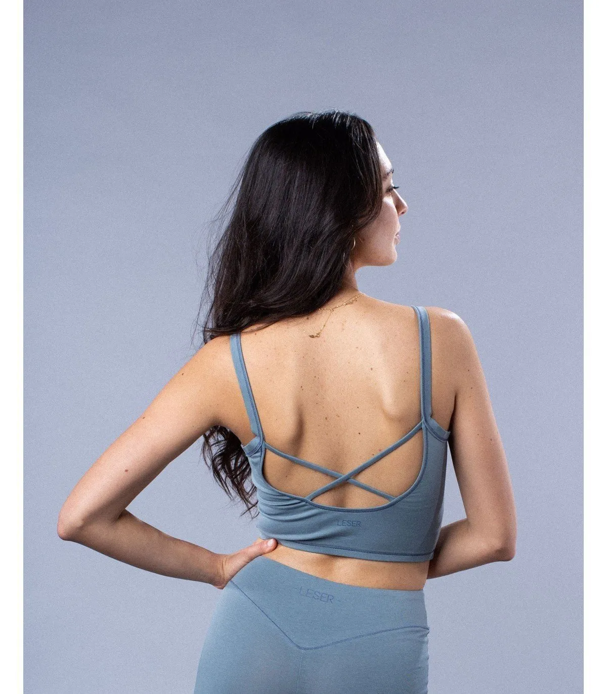 TOP LOTO CON ESTAMPADO AZUL