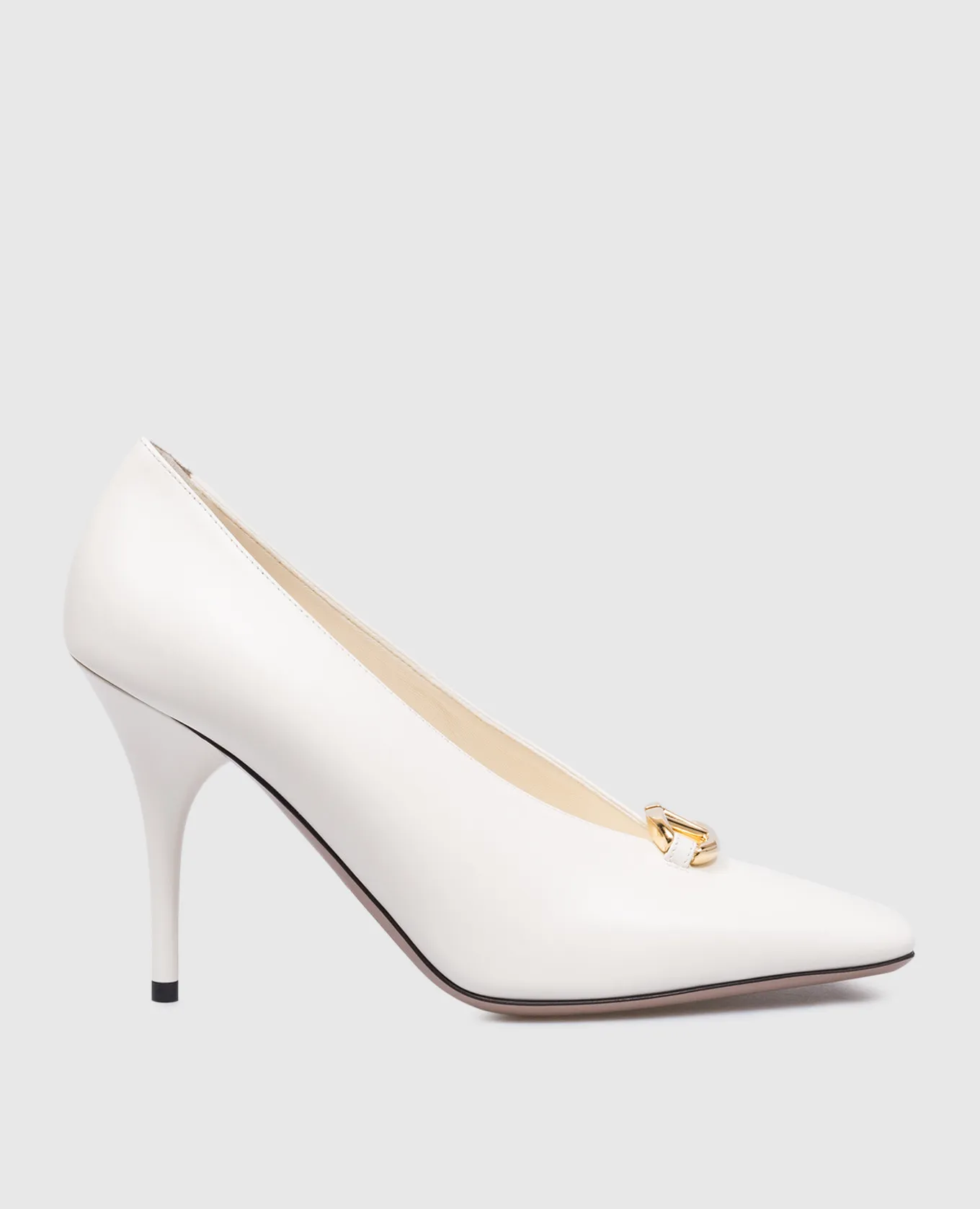 Valentino White leather boat shoes with VLogo logo
