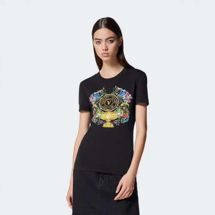 VERSACE JEANS COUTURE Versace Jeans Couture camiseta negra