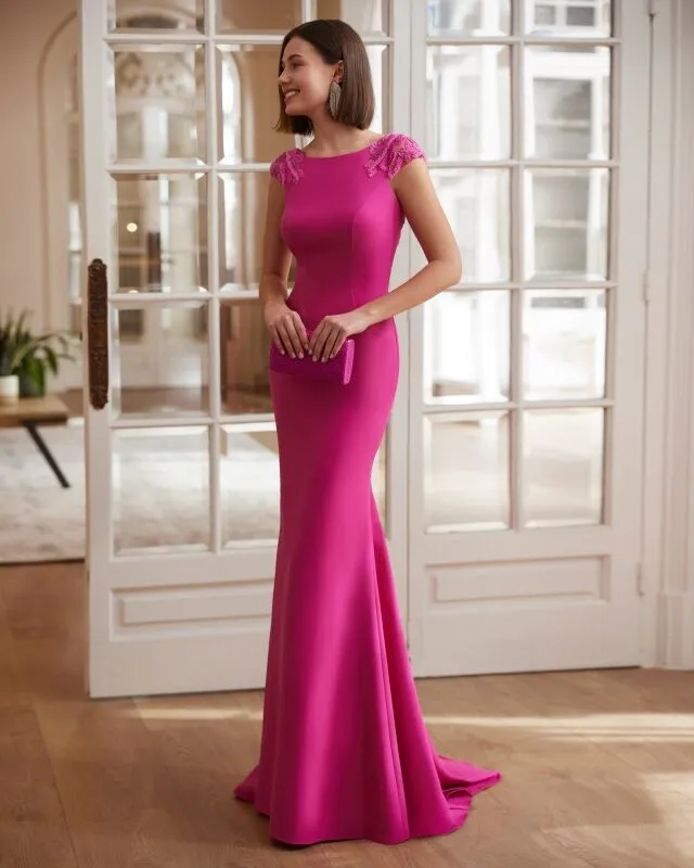 Vestido 9J206 Marfil