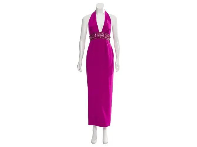 Vestido de noche Marchesa Notte Fucsia 