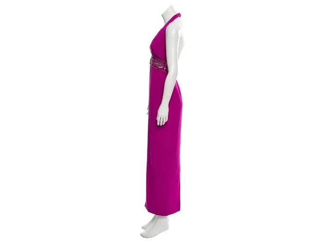 Vestido de noche Marchesa Notte Fucsia 