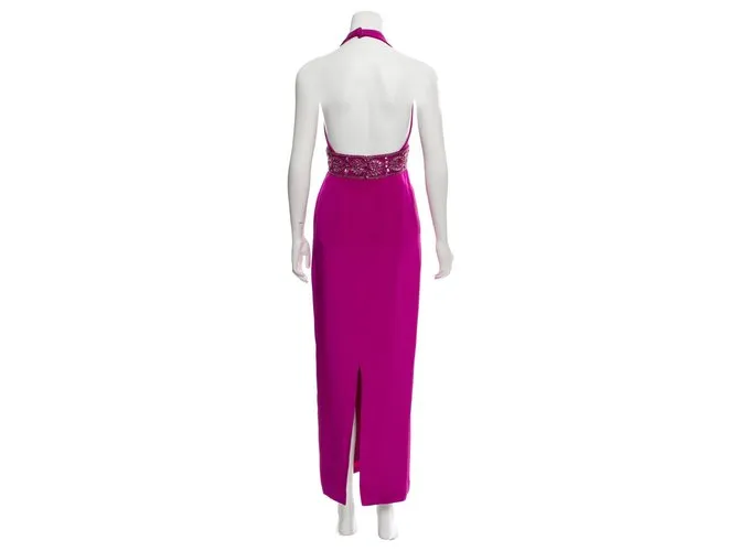 Vestido de noche Marchesa Notte Fucsia 