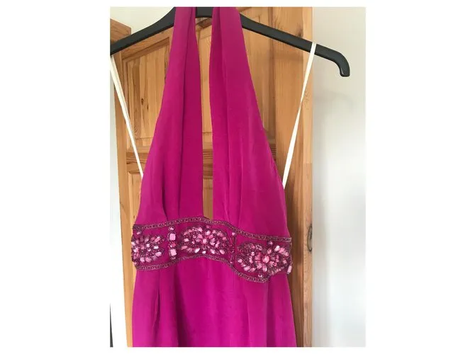 Vestido de noche Marchesa Notte Fucsia 