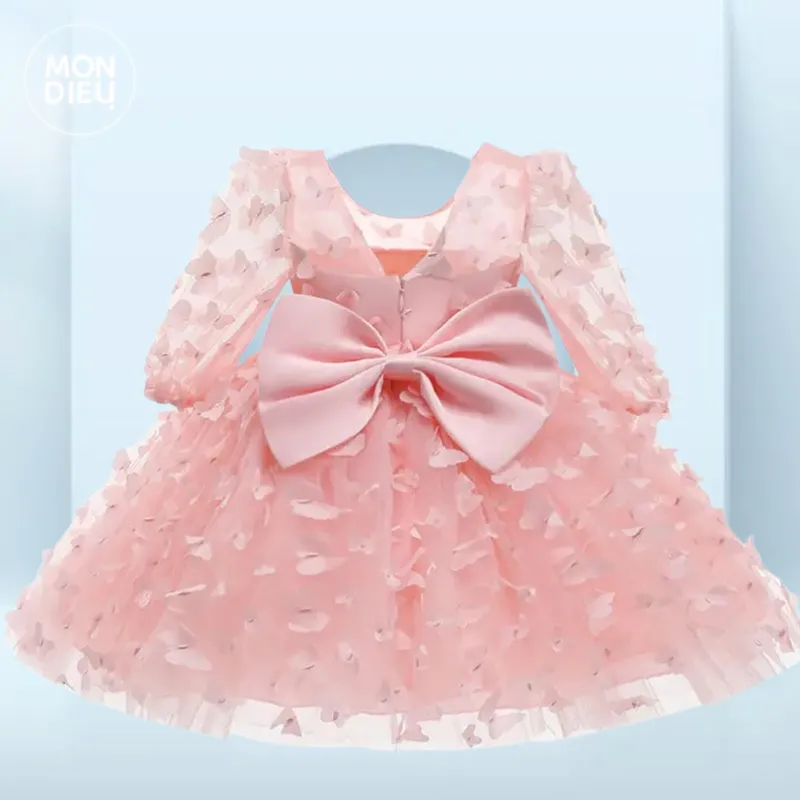 Vestido Kim color rosa para niñas