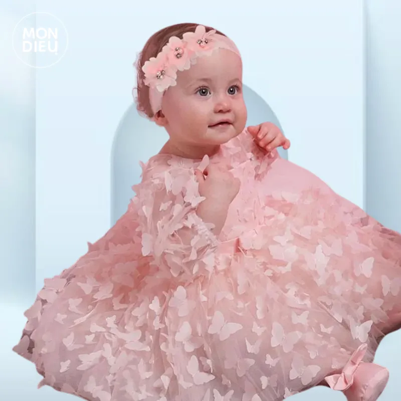 Vestido Kim color rosa para niñas