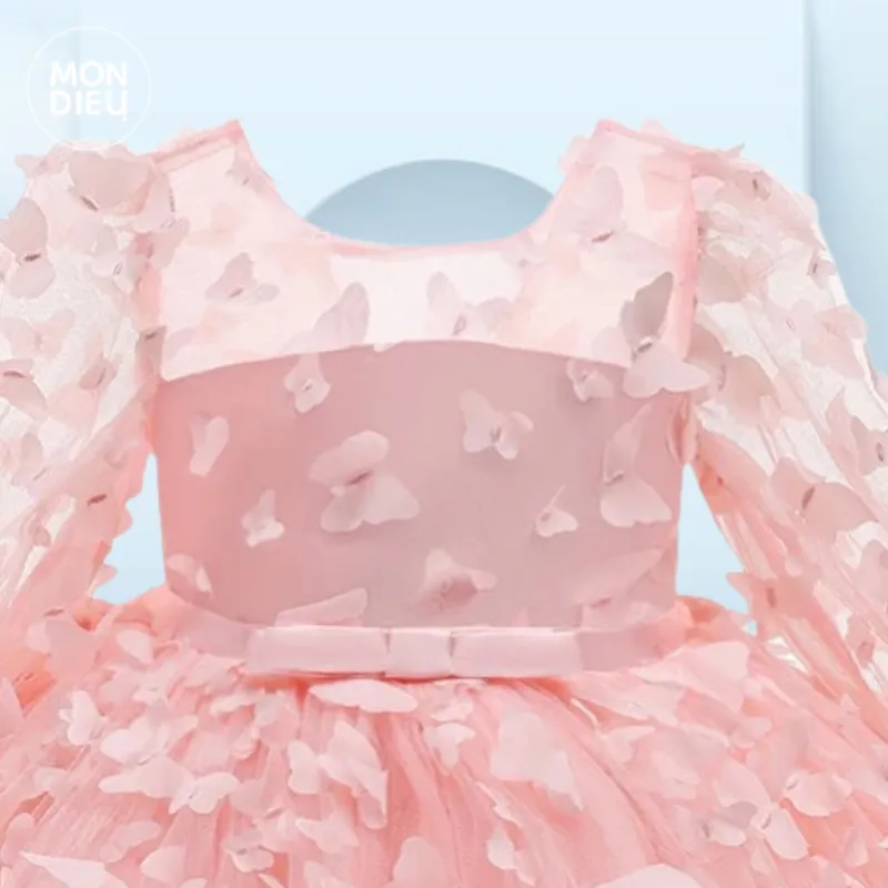 Vestido Kim color rosa para niñas