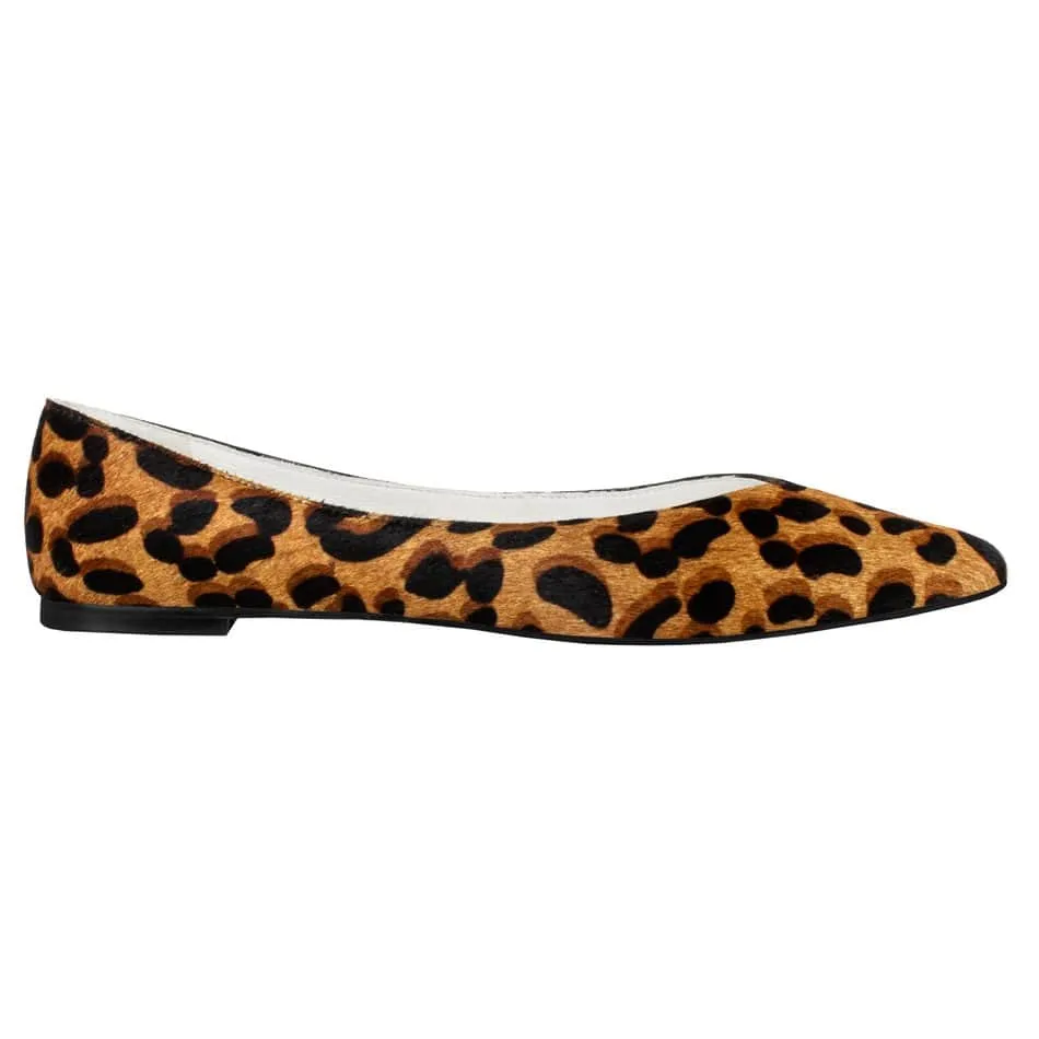 Vinci Shoes Bailarinas Candice con estampado animal