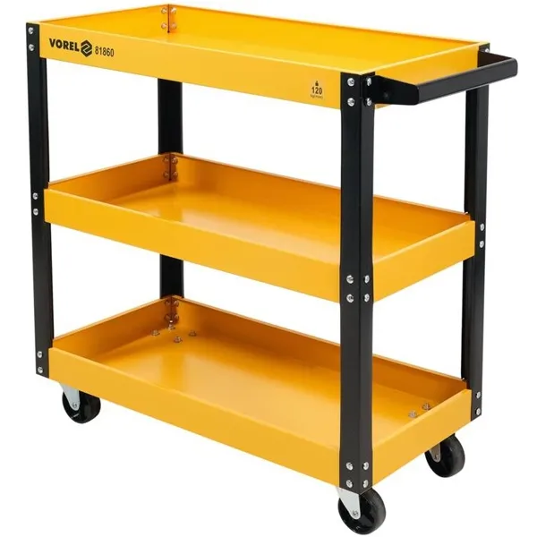 VOREL  81860  CARRO DE TRANSPORTE, 775X760X355MM, 120 KG, 4 RUEDAS