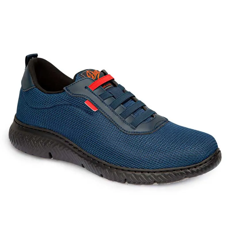 ZAPATILLA ATLANTA MARINO CON PERFIL NEGRO  DIAN