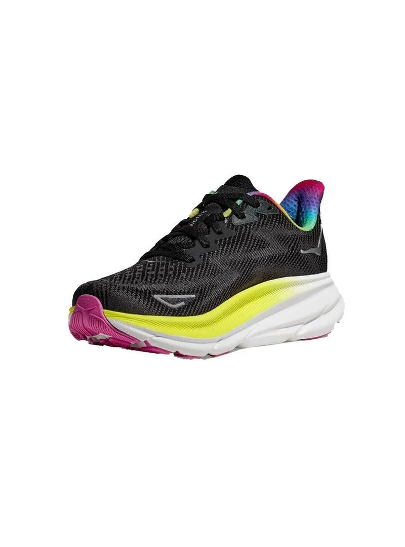 Zapatilla Hombre Hoka Clifton 9 Negro/Multicolor