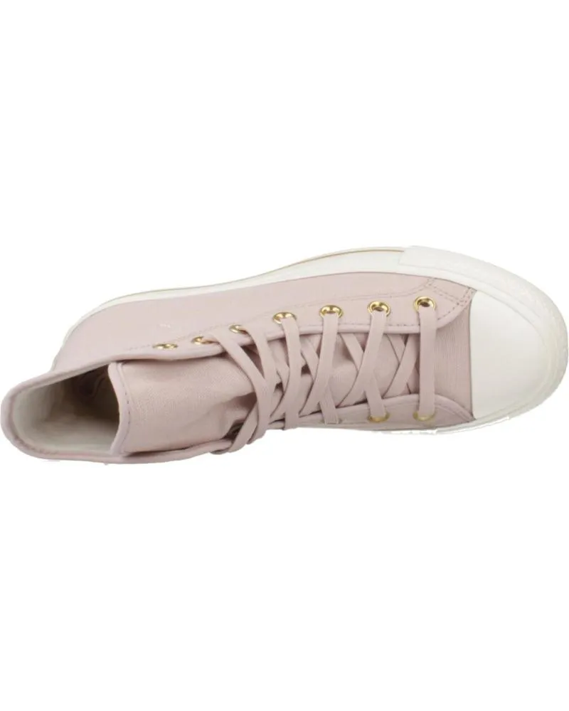 Zapatillas deporte CONVERSE  de Mujer ZAPATILLAS MUJER MODELO CHUCK TAYLOR ALL STAR LIFT HI FLUSH  STONE