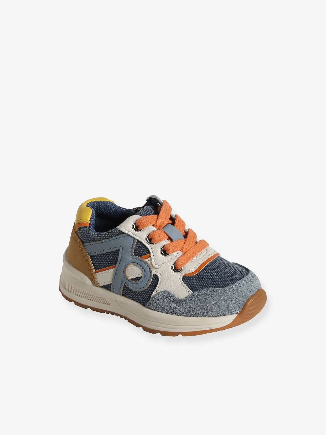 Zapatillas deportivas con cordones y cremallera para bebé