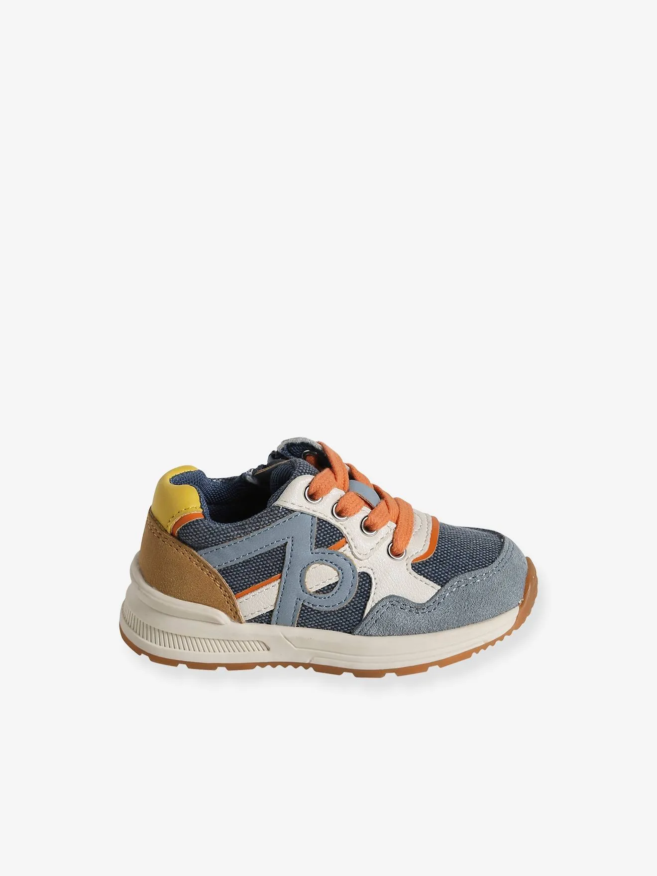 Zapatillas deportivas con cordones y cremallera para bebé
