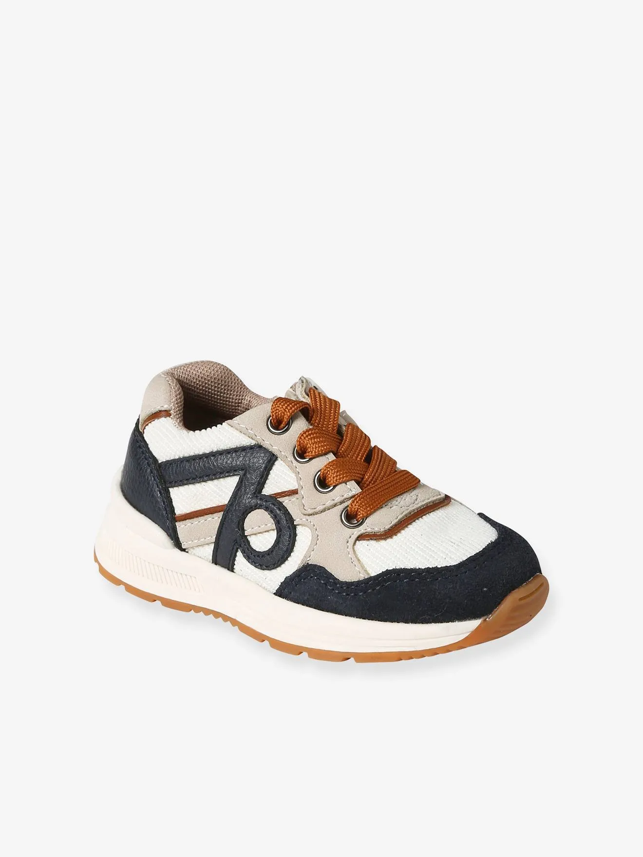 Zapatillas deportivas con cordones y cremallera para bebé