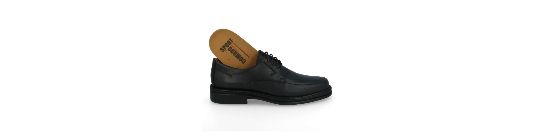 ZAPATOS COMODOS HOMBRE PIEL MOD. BETO NEGRO
