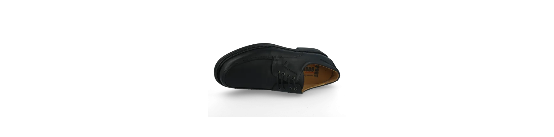 ZAPATOS COMODOS HOMBRE PIEL MOD. BETO NEGRO